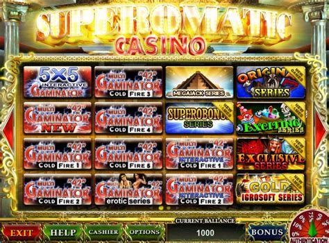 game system superomatic